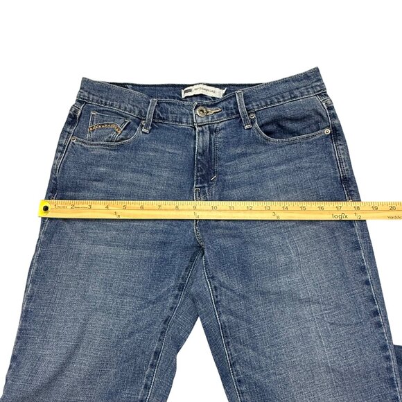 Levis Womens 505 Straight Leg‎ Jeans Size 6 Classic Blue Denim - Picture 12 of 16